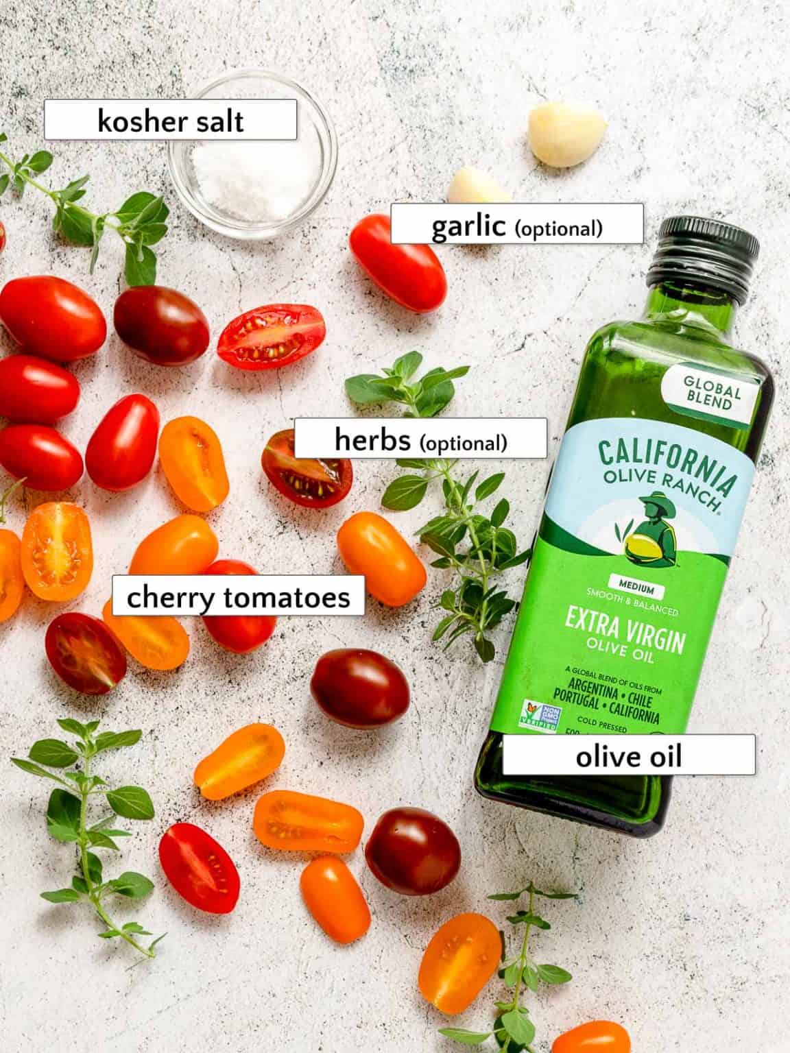 Stovetop Cherry Tomato Confit Parsley & Parm