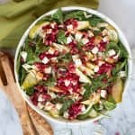 fennel and pear salad with pomegranate vinaigrette