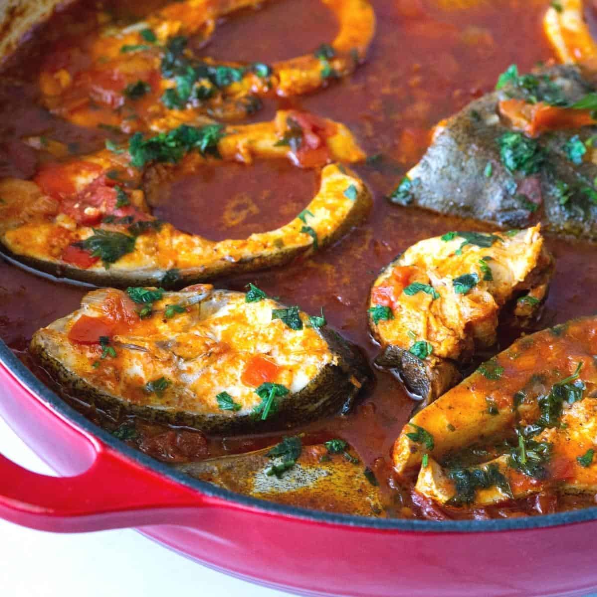 Chraime – Fish in tomato sauce