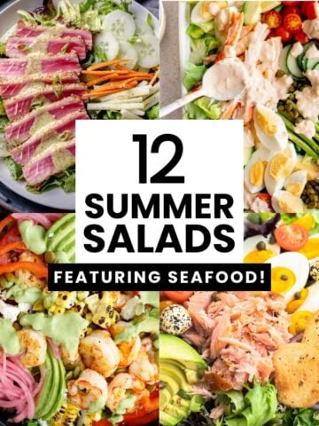 12 summer salad recipes featuring seafood