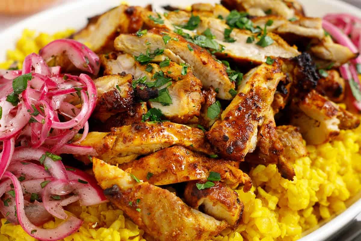Air Fryer Chicken Shawarma