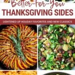 pinterest pin for healthy Thanksgiving sides