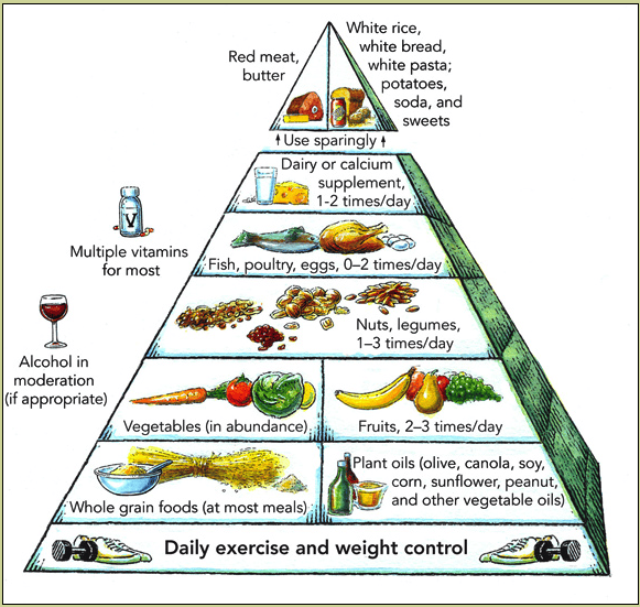 This is the Mediterranean diet food pyramid from Oldways.